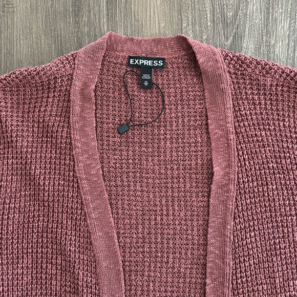 Express Dusty Rose Cardigan - Picture 3 of 4